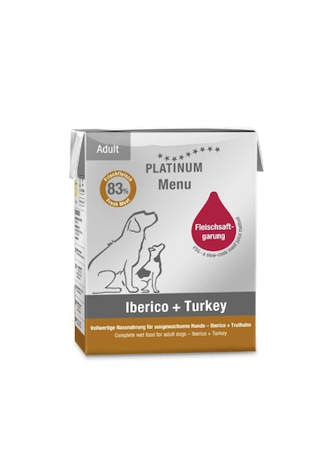 Platinum Iberico Ve Hindili Köpek Yaş Maması 375 Gr
