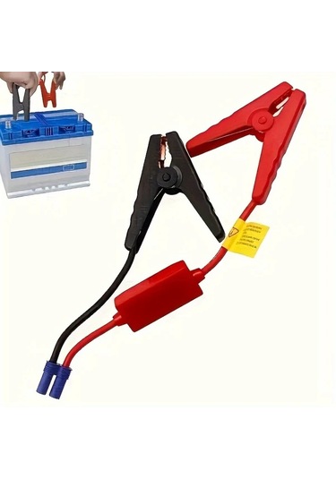 Xuweiwei Marş Güç Klipsi 1 Set Acil Durum Araba Pil Başlatıcısı Dayanıklı Klipsler Sönük Zayıf Pil İçin Şarjsız Güç Kaynağı