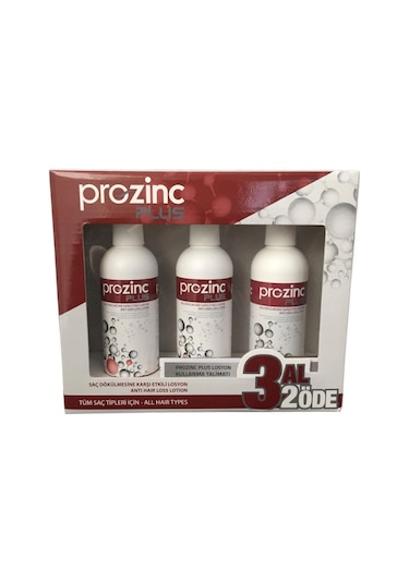 Prozinc Plus Saç Dökülmesine Karşı Etkili Losyon 3 x 150 ML