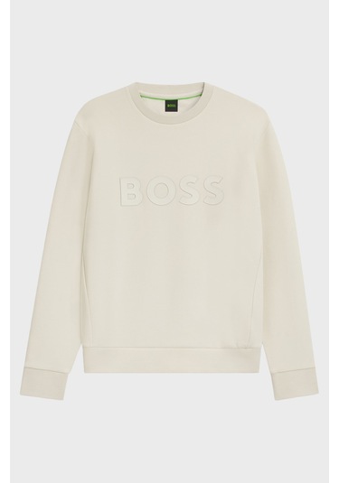 Boss Erkek Sweat 50506119 131 Bej Bej