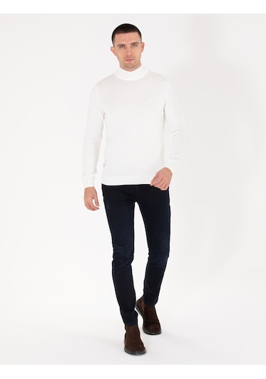 Pierre Cardin Erkek Ekru Triko Kazak 50276161-vr019 Ekru