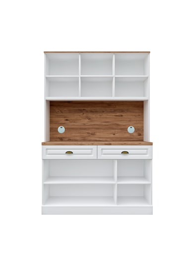 Gözde Kahve Köşesi - 140 Cm Mdf Mutfak Dolabı - Led Aydınlatmalı