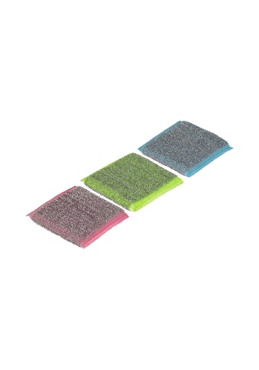 Vileda Power Inox Colors Çelik Bulaşık Sünger 5 x 3'lü