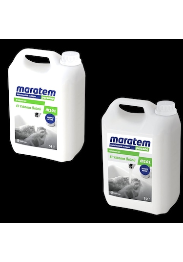 Maratem M101 Sedefli Beyaz El Yıkama Ürünü 2 x 5 L