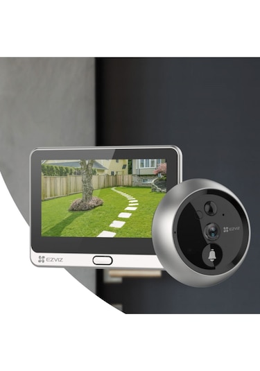 Ezvız Dp2c Kablosuz Kapı Dürbünlü Kapı Zili Gold