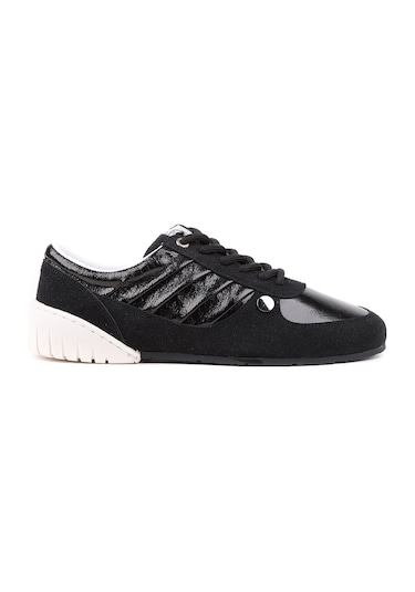 Stato Frame Kadın Sneaker Günlük Rahat Bağcıklı Spor Ayakkabı Siyah