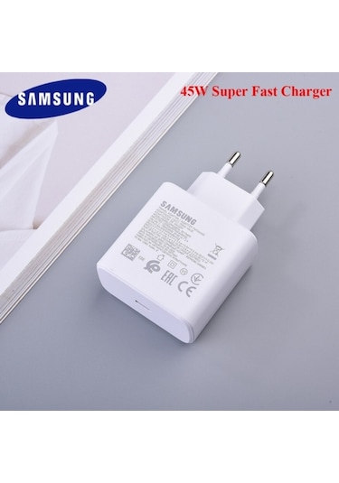 Samsung Galaxy Note 9 45W Type-C Hızlı Şarj Cihazı Beyaz (536315598)