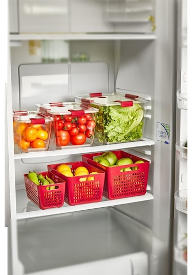 Selka Home Lavin Saklama Kabı 2-4-7 L Bordo