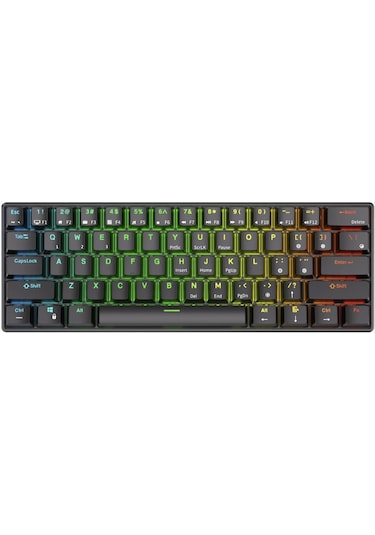 Royal Kludge RK61 RK61SM-BLAC-H %60 Kablosuz Us Gaming Klavye