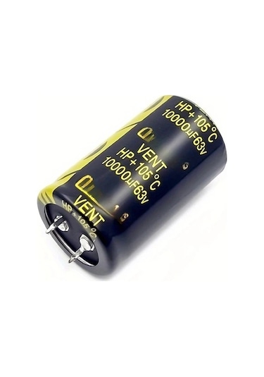 Meridiangoods 2 Adet 63v 10000uf Hoparlör Amplifikatör Ses Filtre Kondansatörü 30x50mm