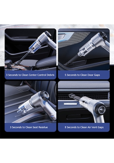 Reedark Kablosuz 11000pa Güçlü Emişli 4'ü 1 Arada Araç Ve Ev Temizliği İçin Taşınabilir Mini Elektrikli Süpürge Reedark Kablosuz 11000pa Güçlü Emişli 4'ü 1 Arada Araç Ve Ev Temizliği İçin Taşınabilir Mini Elektrikli Süpürge