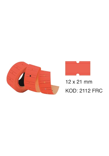 12x21 Mm Tanex Çizgili Flo Kırm Fiyat Etk 800ad 6