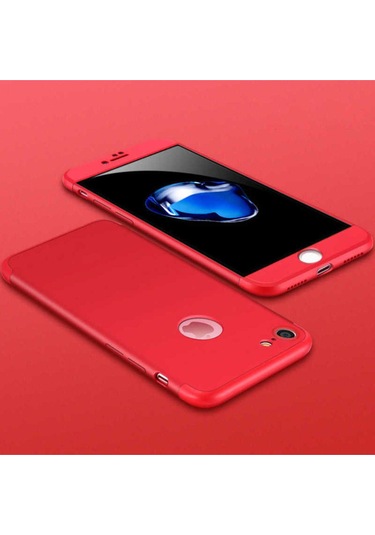 Apple Uyumlu iPhone 6 Plus Kılıf Zore Ays Kapak Kırmızı
