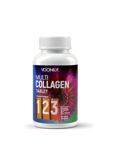 Voonka Multi Tip 1-2-3 Hidrolize Kollajen 90 Tablet