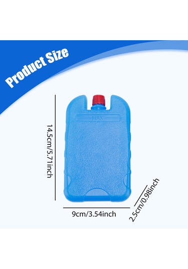 Suntek 6 Adet Buz Bloğu Yeniden Kullanılabilir Sızdırmaz Mavi