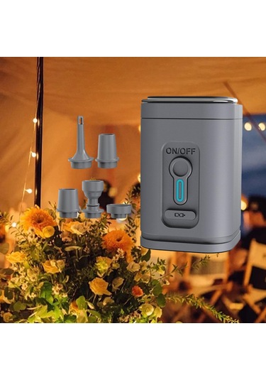 Suntek Havuz Oyuncakları Için Mini Pompa Elektrikli Hava Gri Gri