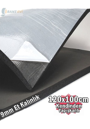 Kendinden Yapışkanlı Kaput Altı İzolasyon 120 x 100 CM 9 MM