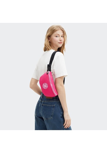 Kipling Kıplıng Fresh Lite Küçük Boy Bel Çantası Pembe Resort Pınk Combo Pembe