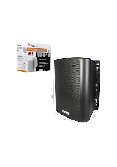 Sütun Hoparlör 13cm 120w Siyah Trafolu Westa Ws-5tb