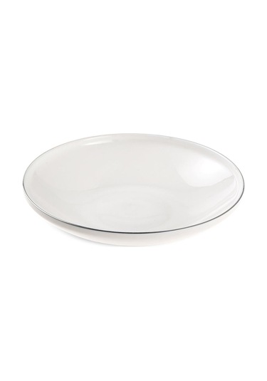 Jumbo Bianca Platin 57 Parça 12 Kişilik Yemek Takımı Beyaz Gümüş