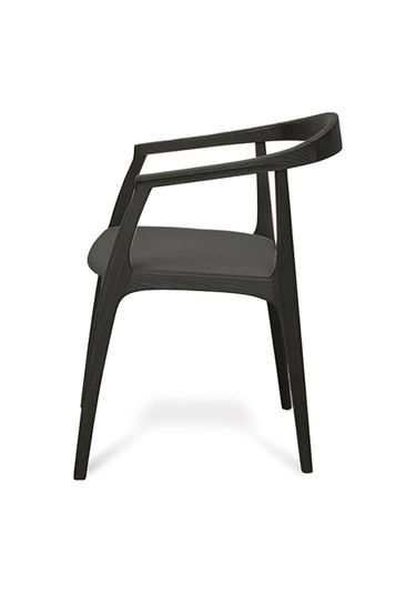 Helsinki Antrasit C Model Bohem Siyah Ahşap Sandalye