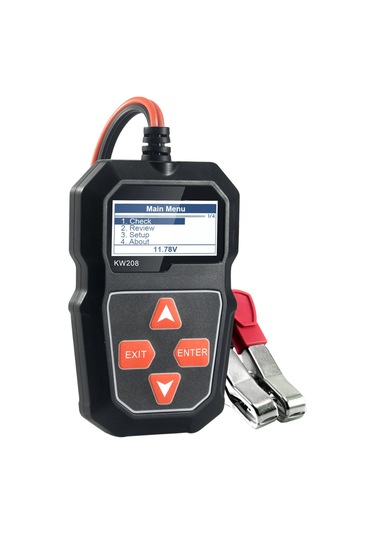 Konnweı Kw208 12v Araç Akü Yükü Test Cihazı Profesyonel K16945