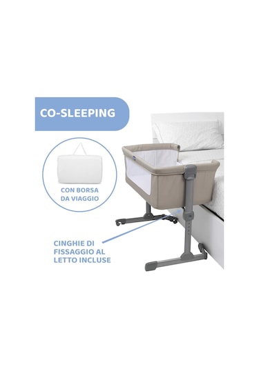 Next2me Essential Crib - Dune Relux Bej
