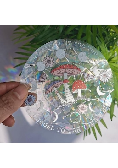 Şık Pencere Çok Renkli Şeffaf Etiket Rahat Dokunmatik Desen G Diğer