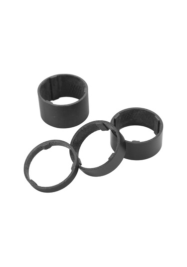 Qingmipy Tam Karbon Fiber Bisiklet Bağlantı Yastığı - 28.6mm Boru Çapı İçin, Hafif, Dayanıklı, Dağ, Yol Ve Şehir Bisikletleri İçin 5-20mm Yüksekliğe Sahip Yedek Parça Çok Renkli