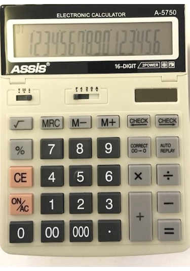 Assis A-5750 16 Hane Hesap Makinesi
