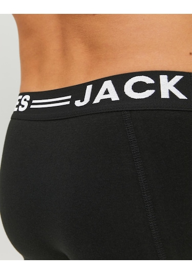 Jack & Jones 12081832 (3' lü) Erkek  Siyah Boxer