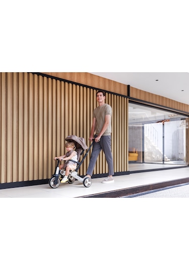 Micro 4 in 1 Katlanabilir Bebek Bisikleti -Latte