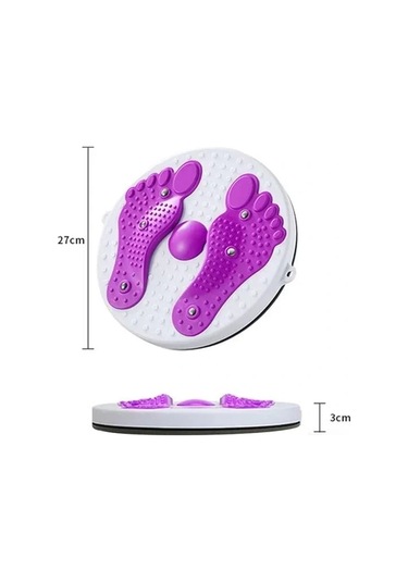 Sunup Sn-22218 Döner Zayıflama Ve Bel İnceltme Diski - Vücut Şekillendirici Egzersiz Aleti