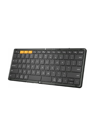 Windows / Android / İos İçin Df010 Katlanabilir Bluetooth 79 Tuş Ultra İnce Klavye