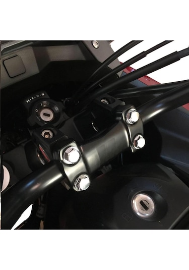 GP Kompozit Honda NC 700 X-S / NC 750 X-S 2012-2025 Uyumlu Gidon Yükseltme Siyah