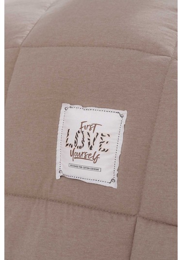 Karaca Home Motto Tek Kişilik Cotton Comfort Set Bej Bej