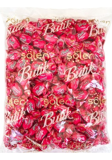Şölen Butik Çilek Aromalı Bayram Şekeri 1 KG