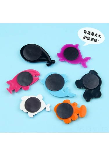 Ranyeek Deniz Hayvanları Figürlü Jeli Manyetik Buzdolabı Sticker - Ev Dekorasyonu, Not Tutma Ve Çocuk Eğitimi İçin Deniz Atı Modeli