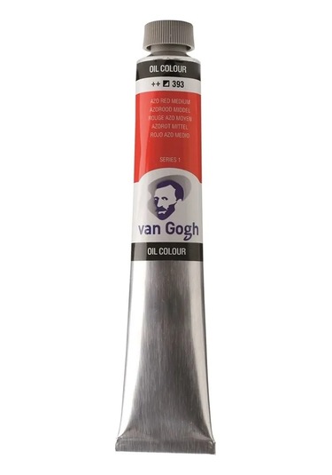 Talens Van Gogh Yağlı Boya 200 Ml 393 Azo Red Medium Karışık, Çok Renkli