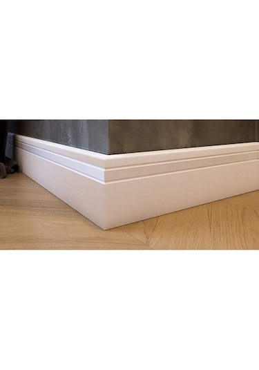 Lake Beyaz Eko-k2 Model 10cm Pvc Süpürgelik
