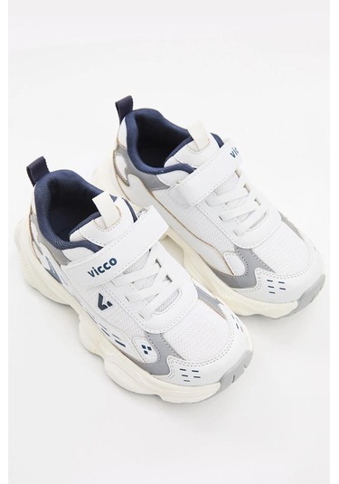 Vicco Tag 346.p25y.202 Anatomik Taban Erkek Çocuk Spor Ayakkabı Beyaz 26-30 Beyaz