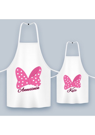 Bk Gift İkili Anne Kız Mutfak Önlüğü Seti-3, Anneye , Anneler Günü leri