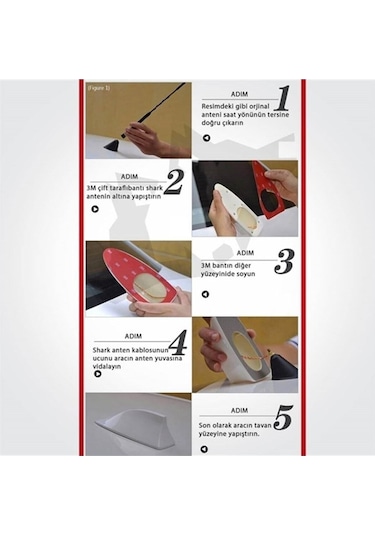 Nissan Qashqai Beyaz Shark Balık Sırtı Araç Üstü Radio Anteni