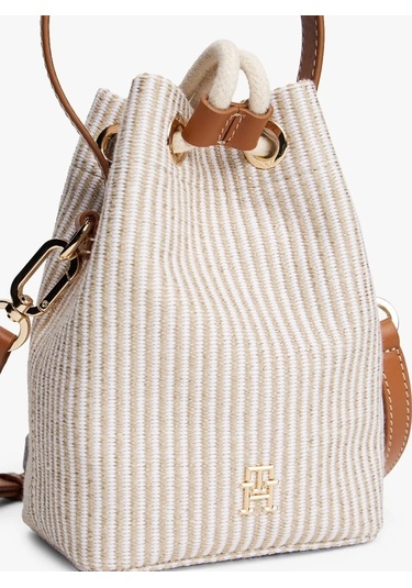 Tommy Hilfiger Premium Plaj Kadınçantası Bej