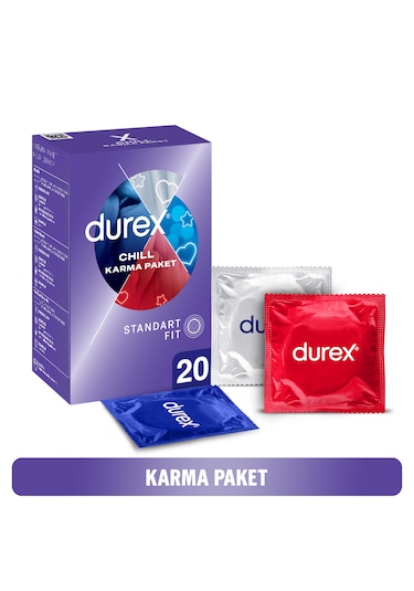 Durex Chill Karma Paket Prezervatif 20'li
