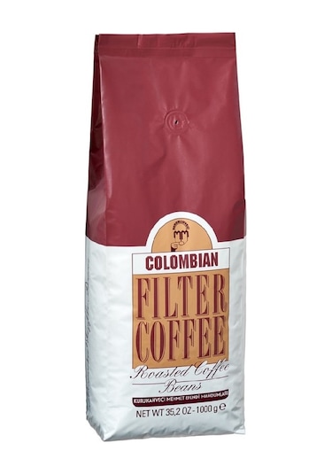 Kurukahveci Mehmet Efendi Colombian Çekirdek Filtre Kahve 1 KG