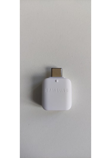 Samsung Uyumlu Typc-e To Usb Otg Dönüştürücü Beyaz Gh96-12489a