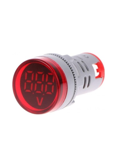 DİJİTAL VOLTMETRE AC 20-500V - KIRMIZI