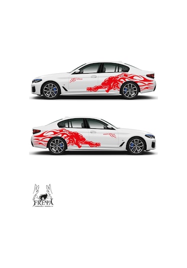 Jaguar Araba Arka Çamurluk Sticker, Jaguar Araba Yan Kapı Çıartma