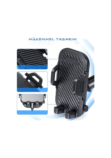 Tüm Telefon Ve Arabalara Uyumlu Akrobat Vantuzlu Telefon Tutucu